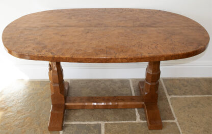 R0BERT MOUSEMAN THOMPSON BURR OAK DINING TABLE - Image 6