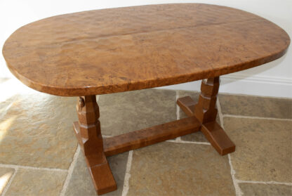 R0BERT MOUSEMAN THOMPSON BURR OAK DINING TABLE - Image 8