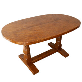 R0BERT MOUSEMAN THOMPSON BURR OAK DINING TABLE