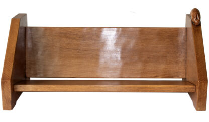 PETER RABBITMAN HEAP OF WETWANG OAK ADZED BOOK TROUGH - Image 2