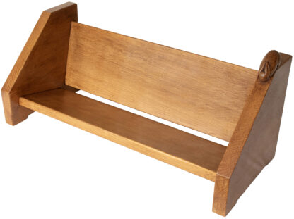 PETER RABBITMAN HEAP OF WETWANG OAK ADZED BOOK TROUGH - Image 10