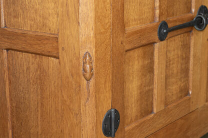 ROBERT MOUSEMAN THOMPSON OAK ADZED TOP SIDEBOARD - Image 12