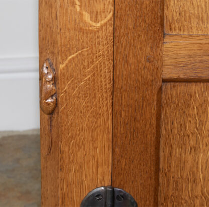 ROBERT MOUSEMAN THOMPSON OAK ADZED TOP SIDEBOARD - Image 13