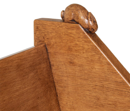 PETER RABBITMAN HEAP OF WETWANG OAK ADZED BOOK TROUGH - Image 14