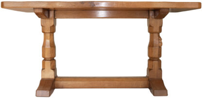 ROBERT MOUSEMAN THOMPSON ADZED TOP COFFEE TABLE - Image 5