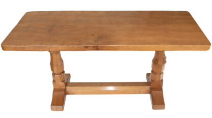 ROBERT MOUSEMAN THOMPSON ADZED TOP COFFEE TABLE - Image 6