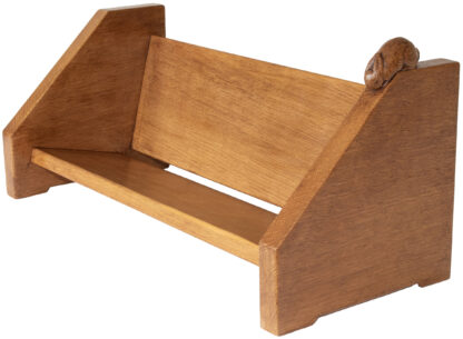 PETER RABBITMAN HEAP OF WETWANG OAK ADZED BOOK TROUGH - Image 7