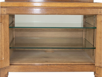 ROBERT MOUSEMAN THOMPSON OAK MEDIA CUPBOARD - Image 8