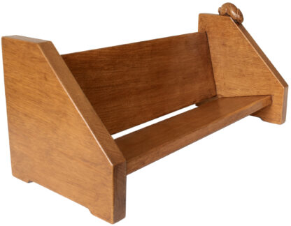 PETER RABBITMAN HEAP OF WETWANG OAK ADZED BOOK TROUGH - Image 8
