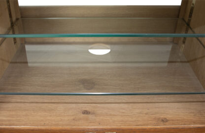 ROBERT MOUSEMAN THOMPSON OAK MEDIA CUPBOARD - Image 10