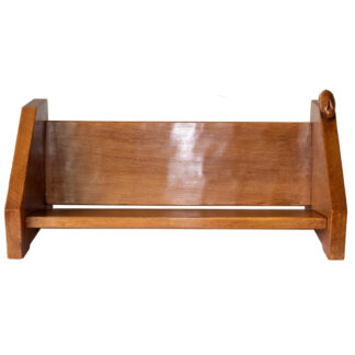 PETER RABBITMAN HEAP OF WETWANG OAK ADZED BOOK TROUGH