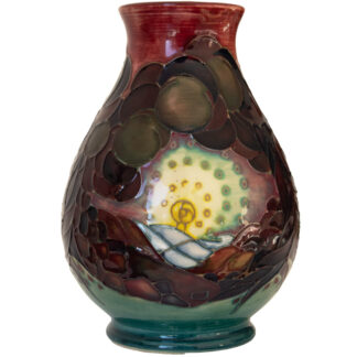 MOORCROFT SALLY TUFFIN 'WINTER' SEASONS VASE
