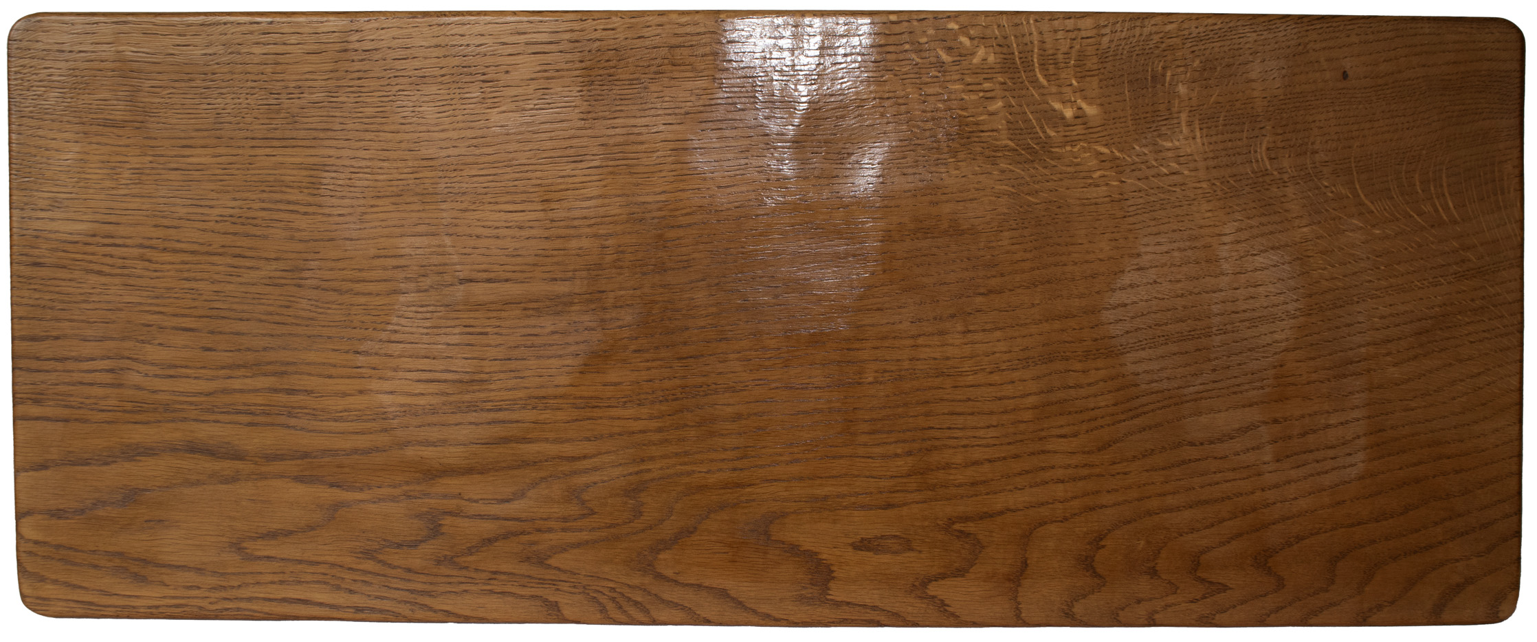 ROBERT MOUSEMAN THOMPSON 3 FOOT OAK RECTANGULAR COFFEE TABLE - Image 11