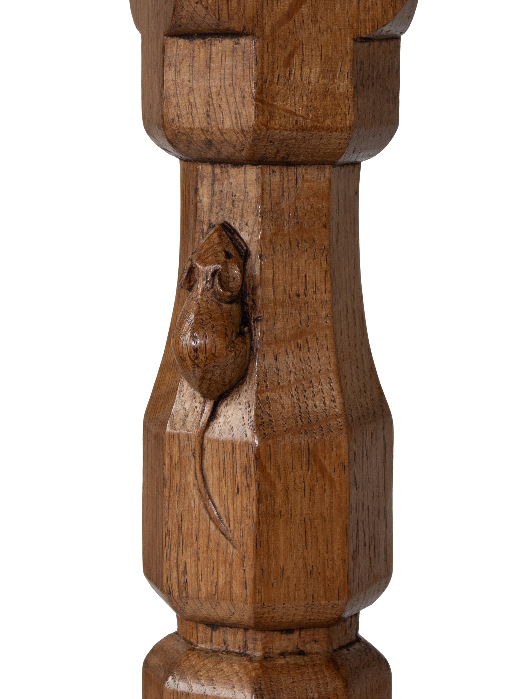 ROBERT MOUSEMAN THOMPSON 3 FOOT OAK RECTANGULAR COFFEE TABLE - Image 13