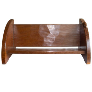 ROBERT MOUSEMAN THOMPSON OAK ADZED BOOK TROUGH