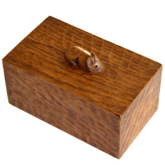ROBERT MOUSEMAN THOMPSON OAK TRINKET BOX