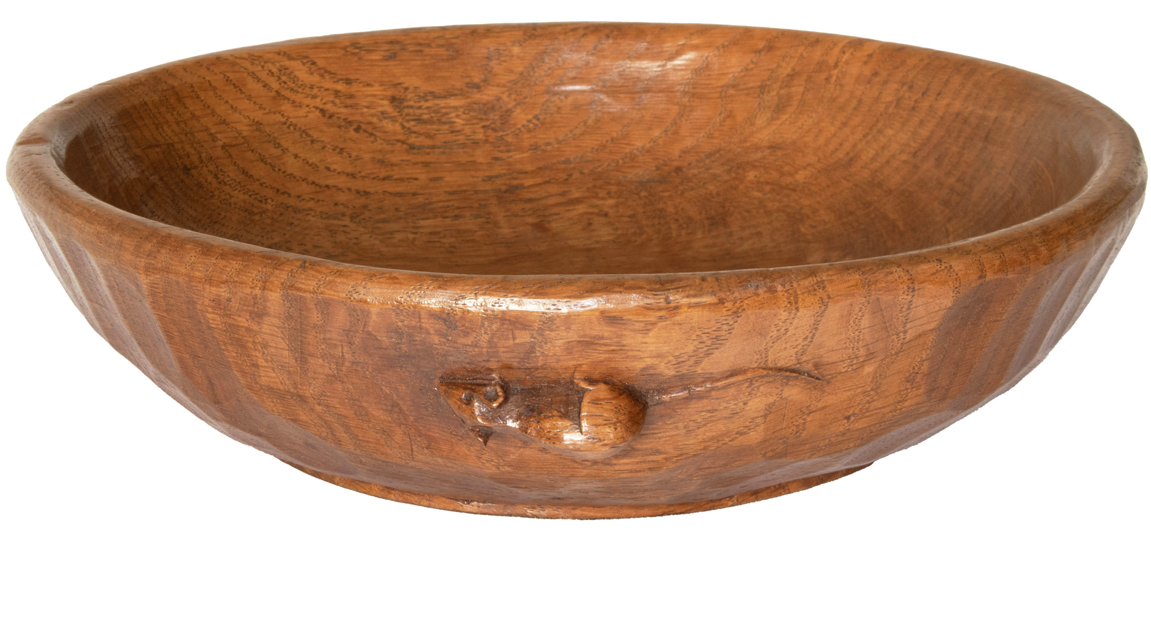 ROBERT MOUSEMAN THOMPSON EARLY OAK FRUIT BOWL - Image 2