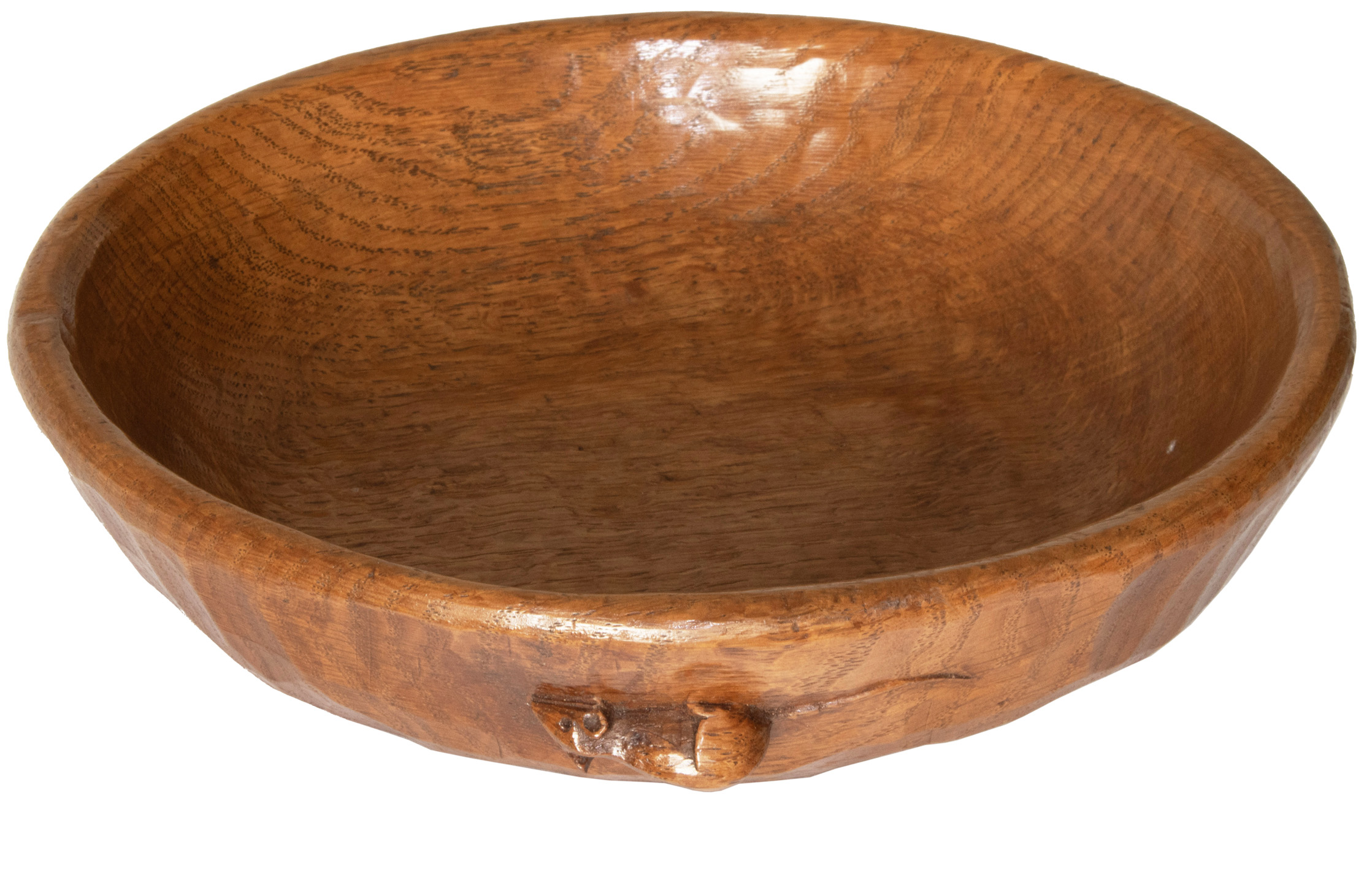 ROBERT MOUSEMAN THOMPSON EARLY OAK FRUIT BOWL - Image 4