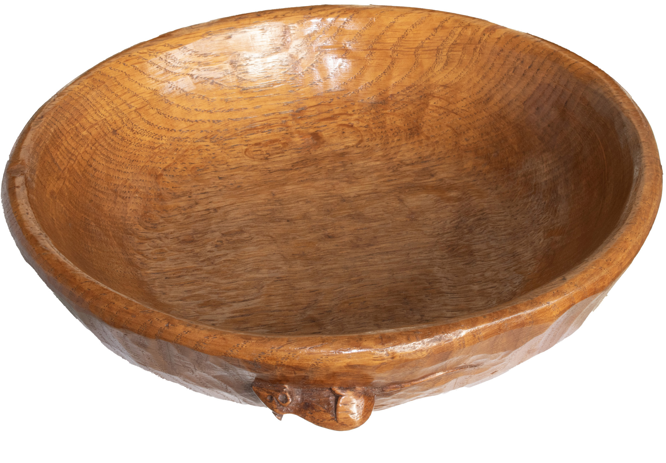 ROBERT MOUSEMAN THOMPSON EARLY OAK FRUIT BOWL - Image 9