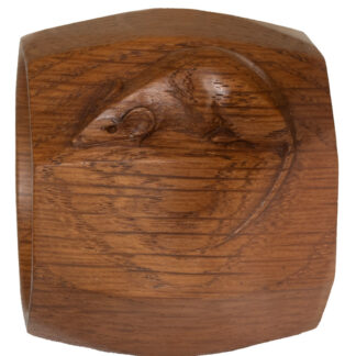 ROBERT MOUSEMAN THOMPSON OAK NAPKIN RING