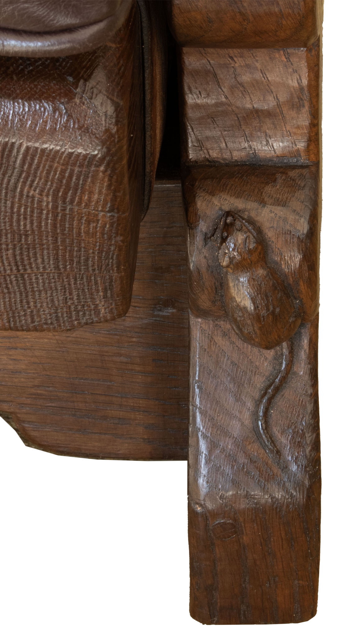 ROBERT MOUSEMAN THOMPSON RARE EARLY OAK RECLINING CHAIR - Image 18