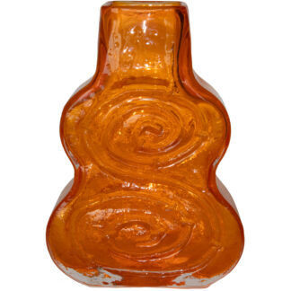 WHITEFRIARS TANGERINE CELLO GEOFFREY BAXTER VASE