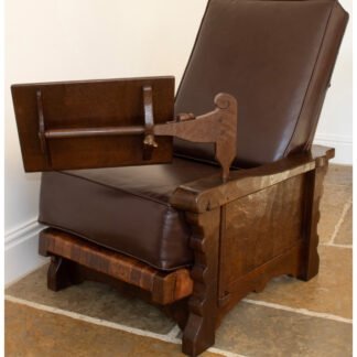 ROBERT MOUSEMAN THOMPSON RARE EARLY READING CHAIR