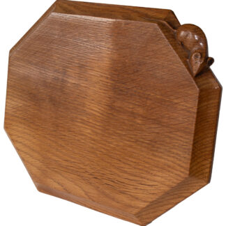 ROBERT MOUSEMAN THOMPSON OAK BREAD BOARD