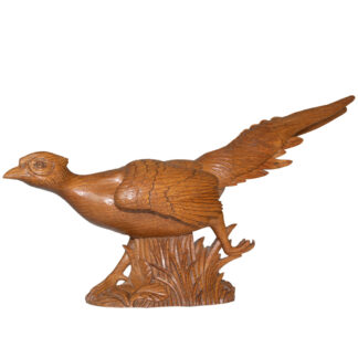 ROBERT MOUSEMAN THOMPSON CARVED OAK PHEASANT