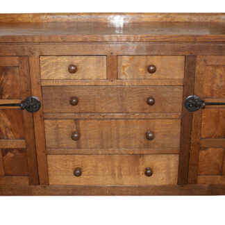 ROBERT MOUSEMAN THOMPSON CLASSIC ADZED OAK SIDEBOARD