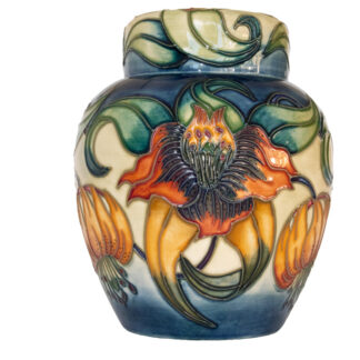 MOORCROFT ANNA LILY PATTERN GINGER JAR