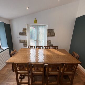 ROBERT MOUSEMAN THOMPSON RARE OAK DINING SUITE