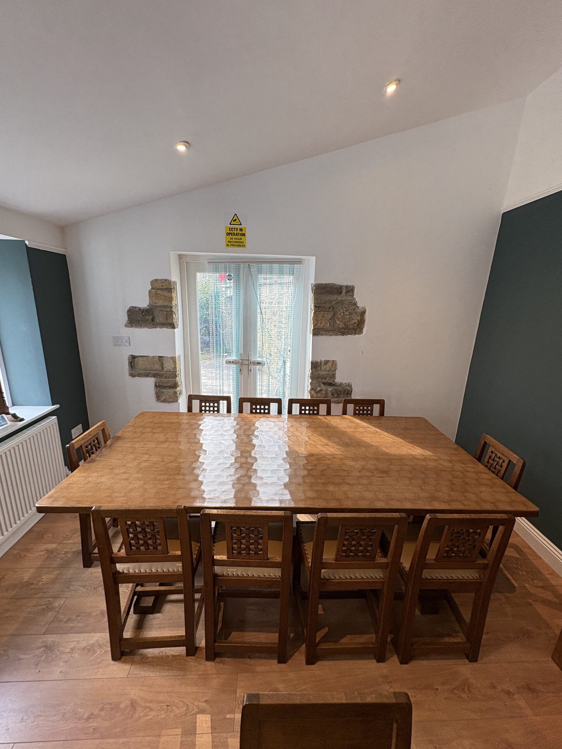 ROBERT MOUSEMAN THOMPSON RARE OAK DINING SUITE
